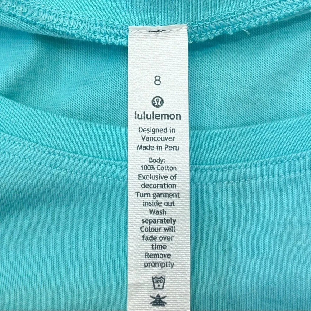 NWT Lululemon Emerald Long Sleeve Sunset Festival Shirt Seawheeze Size 8